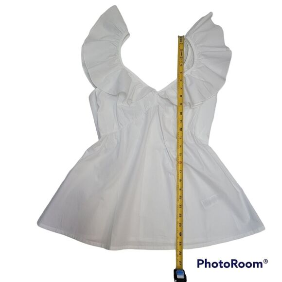 FRENCH CONNECTION Azana Ruffle Empire Top SIZE 6 - Picture 6 of 14